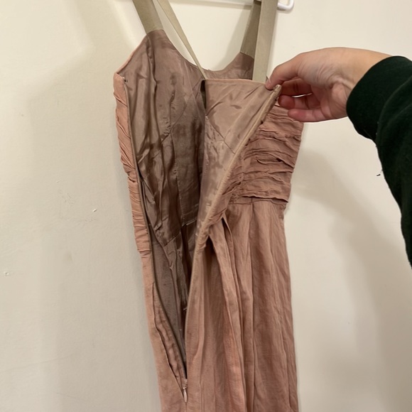 J.Crew Blush Pink Crinkled Cotton Vivette Dress 4 - Picture 9 of 10
